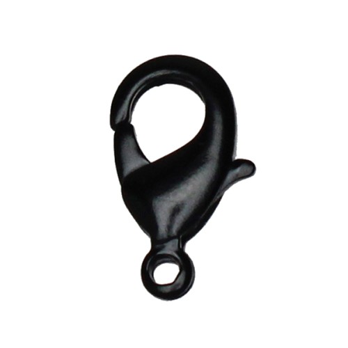 Brass Lobster Clasp Black Colour 12mm