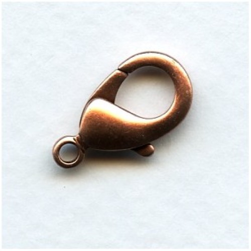 Brass Lobster Clasp Copper Colour 14mm