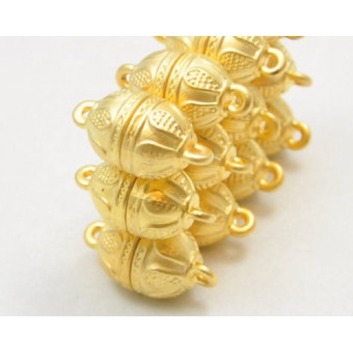 MAGNETIC CLASP Gold plated 9.5X18mm