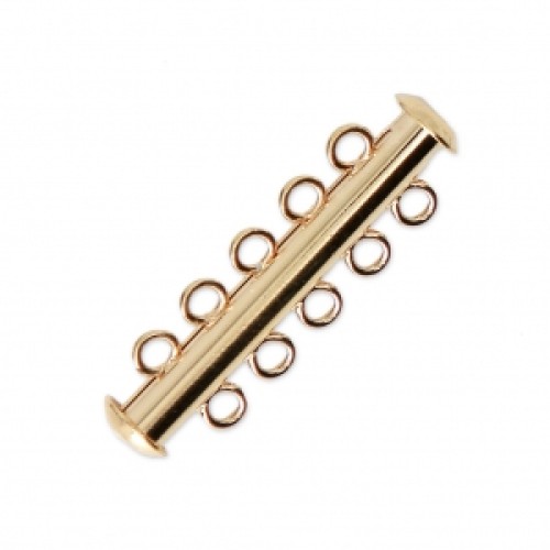 MAGNETIC CLASP 5-STRAND Gold Colour 31mm