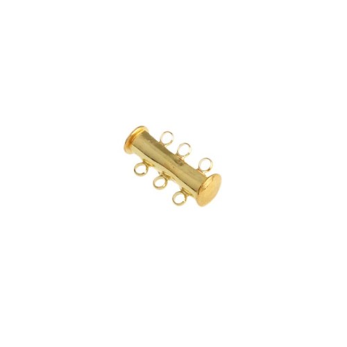 MAGNETIC CLASP 3-STRAND Gold Colour 20mm