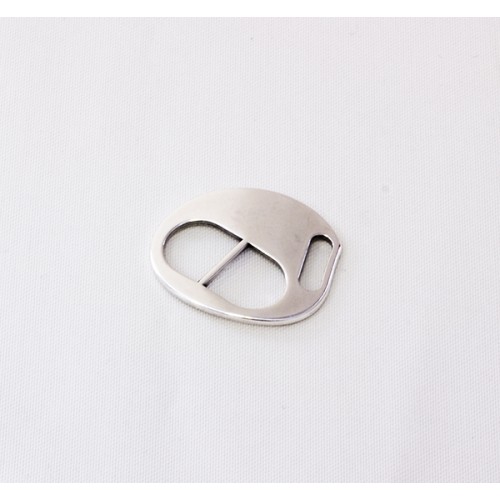 Metal  Clasp silver 26x29mm (Ø 10.2x3.2mm)  - 1pc