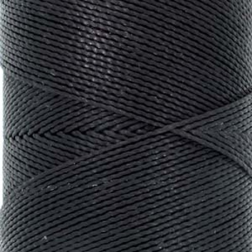 KNOT IT WAXED POLY CORD BLACK 10 m