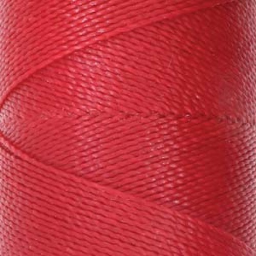 KNOT IT WAXED POLY CORD DARK RED 10 m