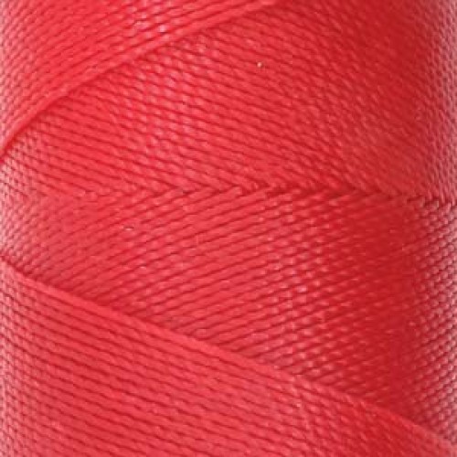 KNOT IT WAXED POLY CORD RED 10 m