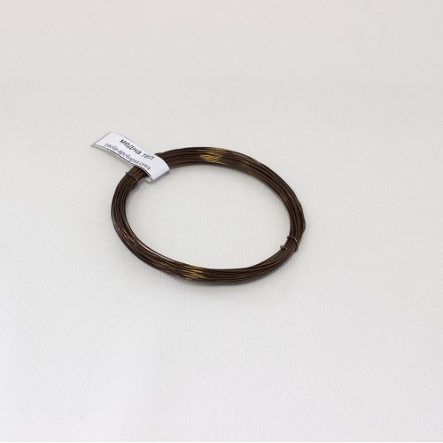 Copper wire 0,4 mm - dark brown