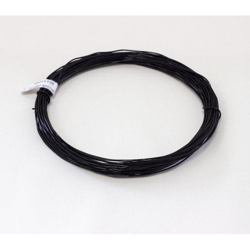 Copper wire 1,0 mm Black