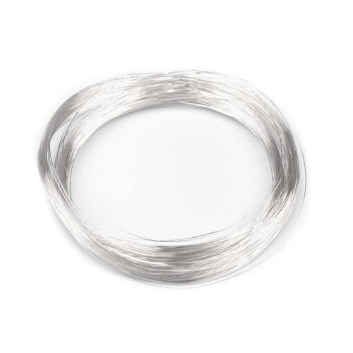 Semi Soft Wire Tarnish Resistant 0.30 mm Silver Plated 10 m