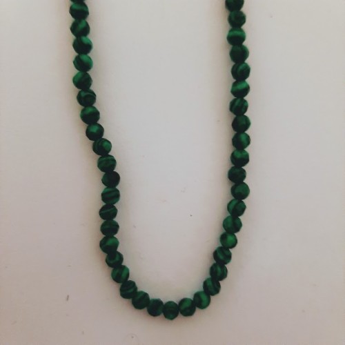 Malachite Faceted 3 mm