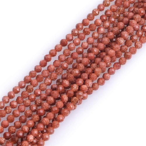 Sandstone  Brown Faceted 2mm