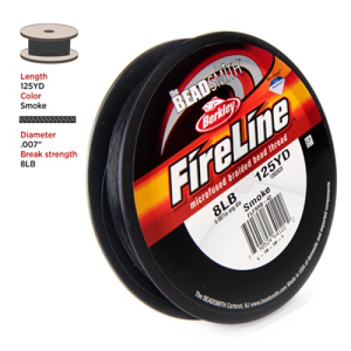 FIRELINE SMOKE- 8lb- 0.17mm -110m (125yd) опушено