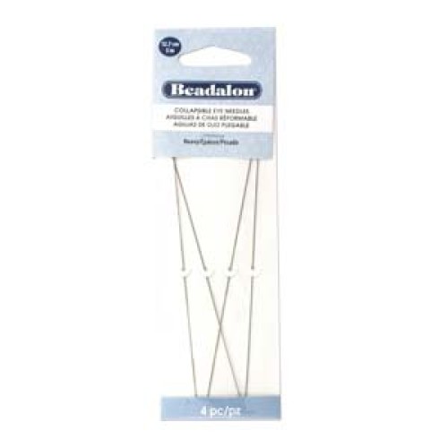 Beadalon Collapsible Eye Needle, 5 in (12.7 cm)- heavy,1 pc