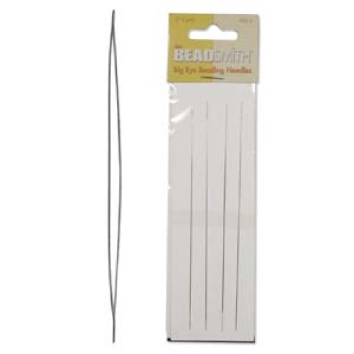 Big Eye Beading Needles, 5 in (12,7 cm), 4 pc