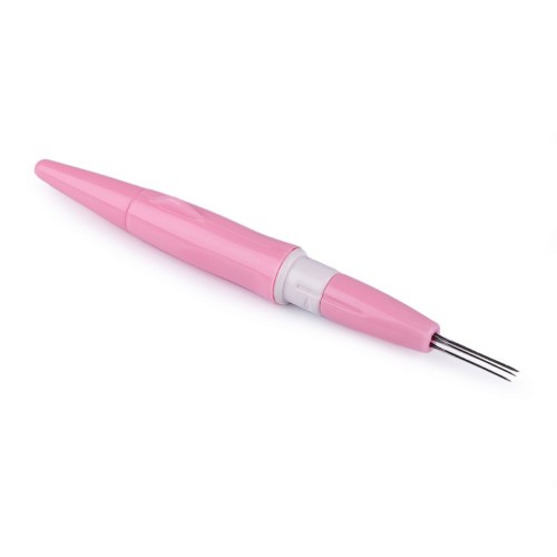 Felt Perforator Pen With 3 Needles/ Pink