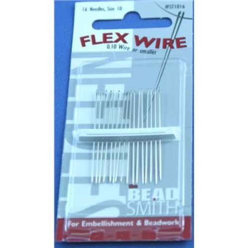 Игли за низане на мъниста Flex Wire- The Beadsmith #10 -16 бр.