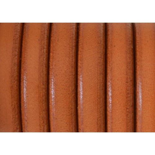 Leather  REGALIZ 10x6mm Hazelnut Brown