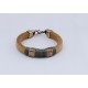 Leather  REGALIZ 10x6mm Мedium Brown