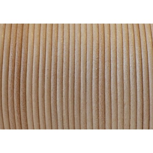 Leather cord 1,0 mm natural