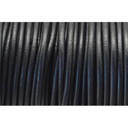 Leather Cord 3,0 mm  Black