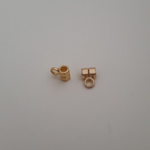 Slider Bail 4.4x3.3 mm Gold Colour