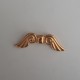 Angel Wings 29X9 mm Gold Plated