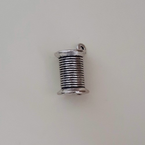 Reel 12x20mm Antique Silver