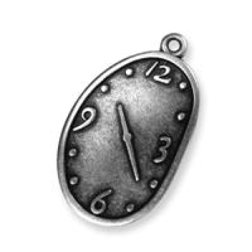 Clock Dali 32x52mm Antique Silver