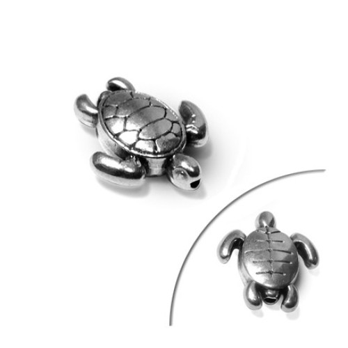 Turtle 14Х16 mm (Ø 1.4mm) Silver Antique