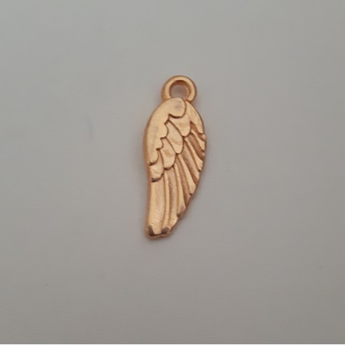 Angel Wing 6x18mm Gold Plated