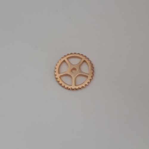 Gear 18 mm  Gold Plated