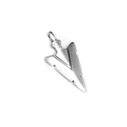 Arrow 15x23 mm Antique Silver