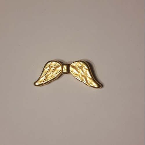 Angel Wings 31X11 mm Gold Plated