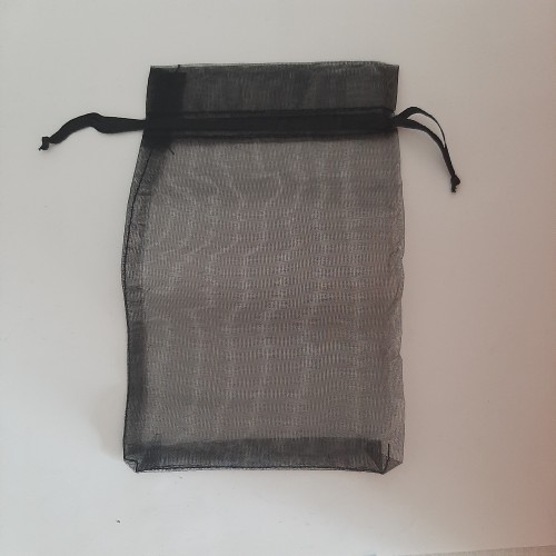 Organza Pouch bags 9X12 cм Black 10 pcs.