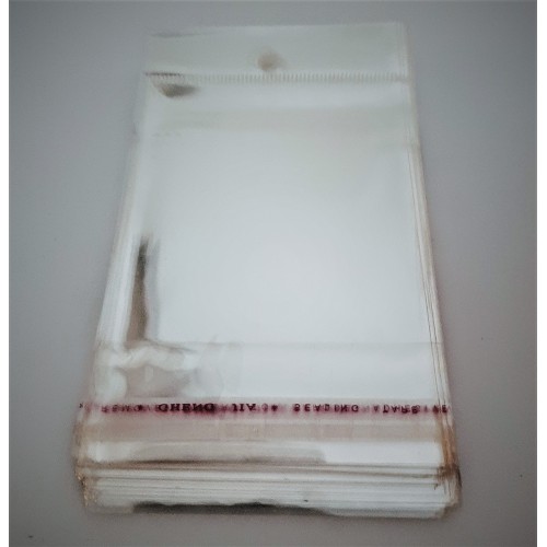 Transparent Cellophane  Self Adhesive Bag 12Х20  cm 100 pcs.