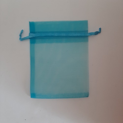 Organza Pouch bags 7Х9 cm Turquoise 10 pcs.