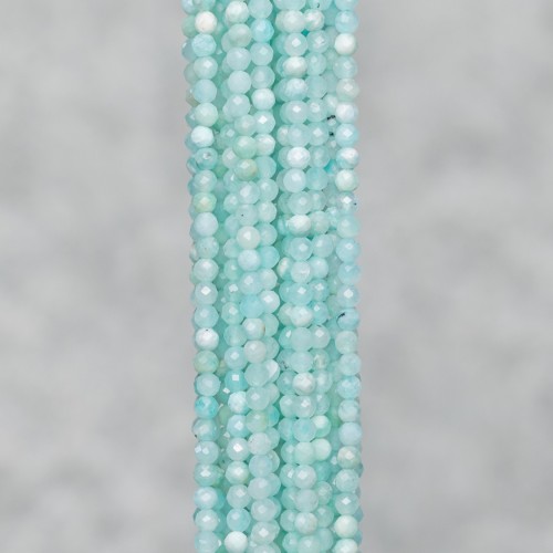 Amazonite  Green Faceted 3mm