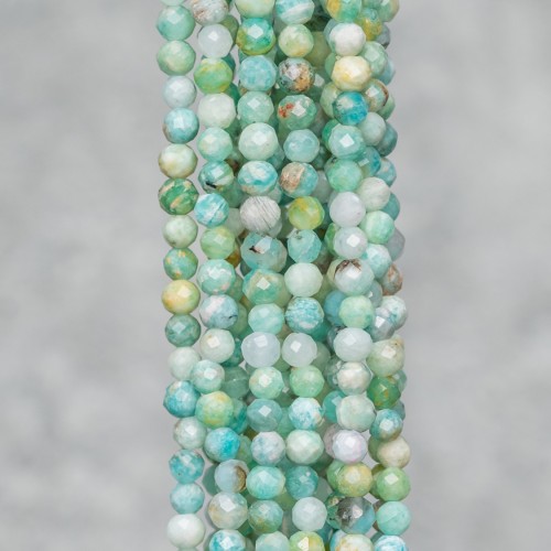 Amazonite  Faceted 3mm