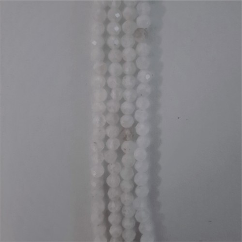 Cats Eye White Faceted 3mm