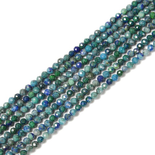 Chrysokolla Faceted 2 mm