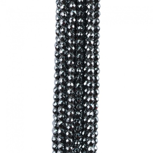 Hematite Faceted 2 mm