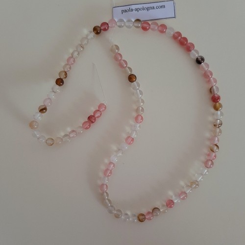 Rhodochrosite mixed 4mm