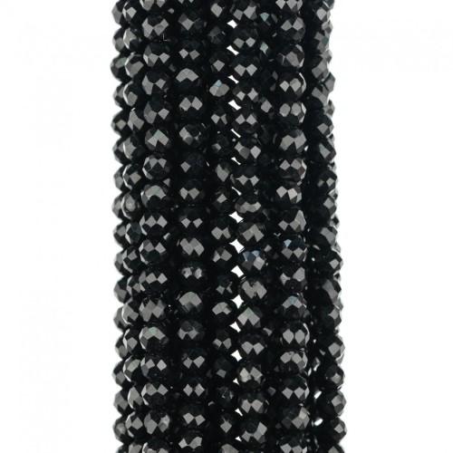 Black Onyx Faceted 2mm