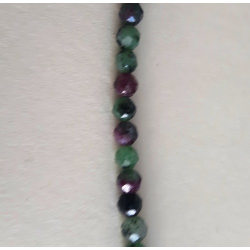 Ruby Zoisite Faceted 3mm