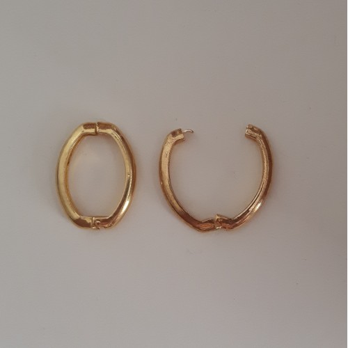 RING CLASP 25x20 mm GOLD COLOUR