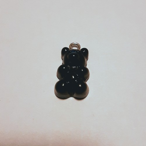 Gummy Bear Pendant Black