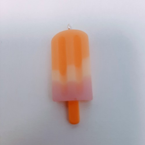 Ice Cream Pendant Orange