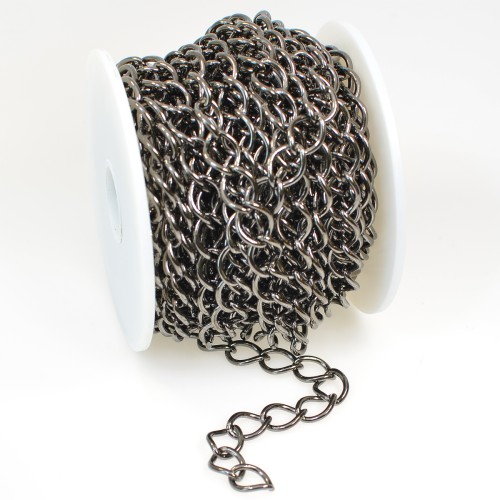 Steel Chain 2 mm Gunmetal