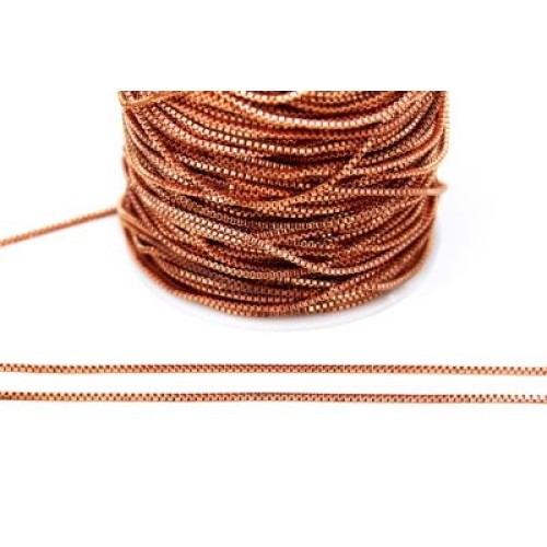 Beading (cardano) Chain 1.5 mm Copper Plated