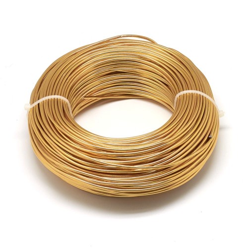 Aluminium Wire Gold Colour 1mm- 10 m coil