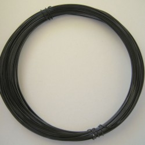 Aluminium Wire Black 1mm- 10m coil